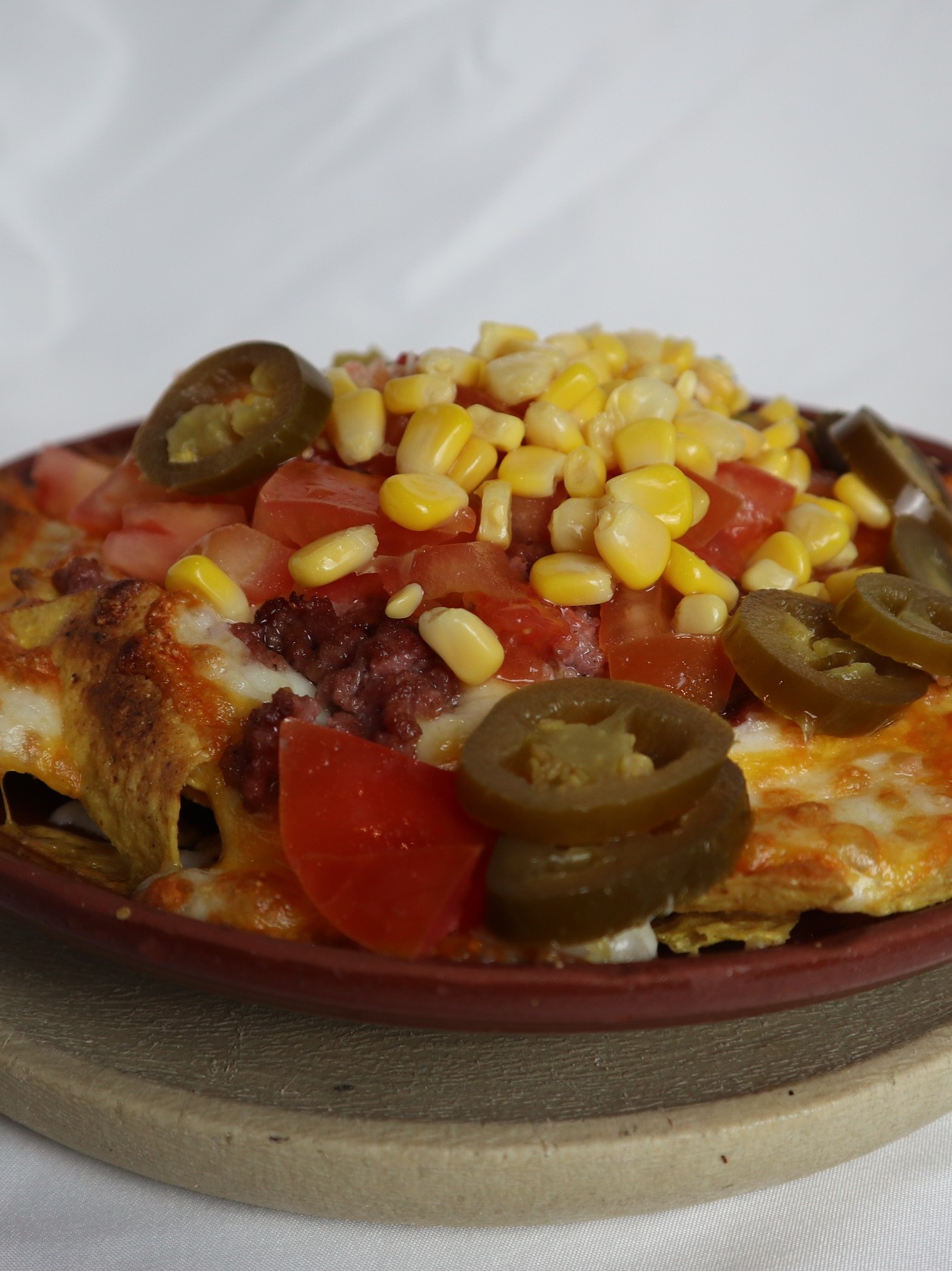 Nachos Gratinados con carne